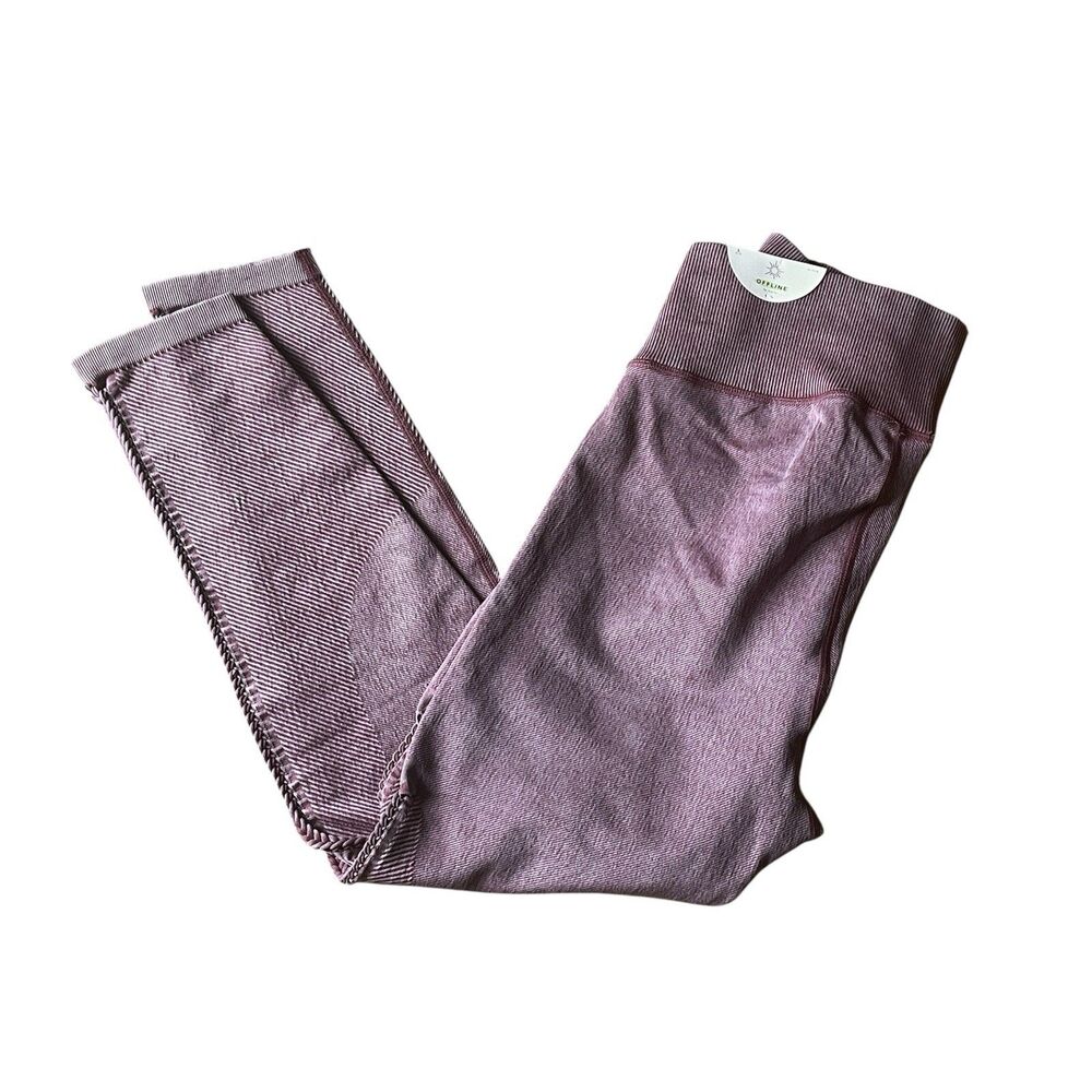 OFFLINE by Aerie 7/8 High Waisted Seamless Macrame Leggings Size Large NWT